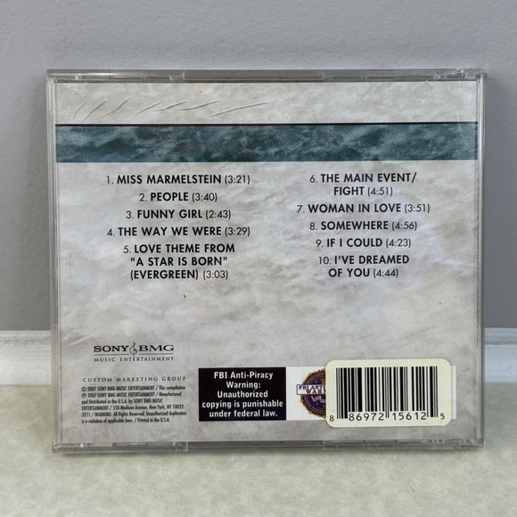 Barbra Streisand: Super Hits (CD 2007 Sony)Pop Music Album The Way We Were‎ - Picture 2 of 4